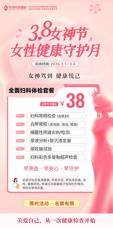 38蚊做全面婦科檢查值唔值得？一位深圳醫生講清楚3.8女神節體檢背後的真正意義